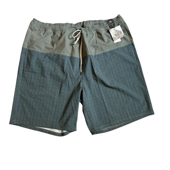 Jack O'Neill Green and Blue Swim Trunks size 2XL - Picture 1 of 11